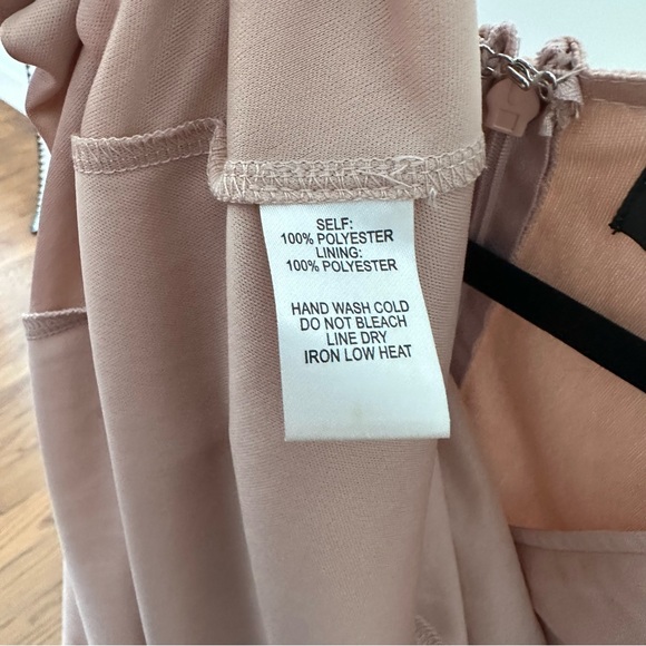 Lulu’s Dearly Loved Blush Pink Flutter Sleeve Maxi Dress Bridesmaids - Picture 11 of 11